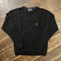 CHAPS RALPH LAUREN コットンニットセーター "HAND FRAMED"