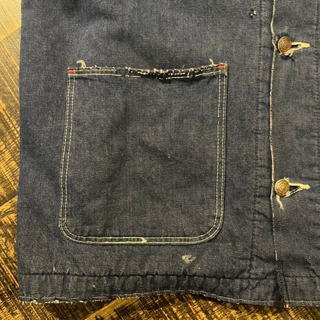 70s Wrangler デニムカバーオールジャケット "Blanket Liner"