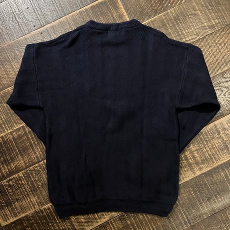 CHAPS RALPH LAUREN コットンニットセーター "HAND FRAMED"