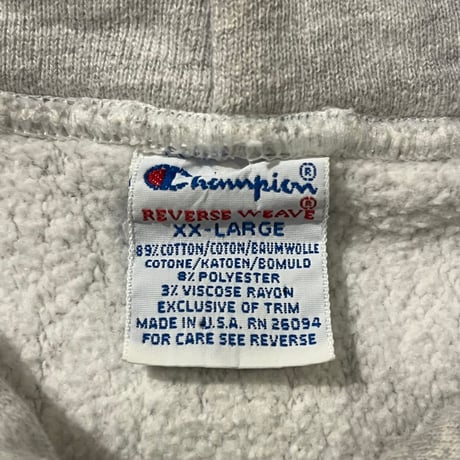 90s Champion REVERSE WEAVE プリントスウェットパーカー / LSU