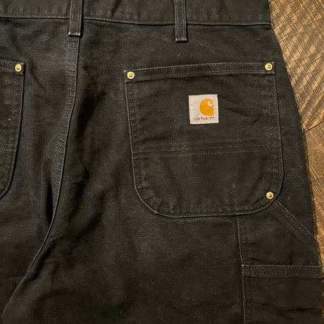 Carhartt ダブルニーダックペインターパンツ / B01-BLK "36×34" MADE INUSA