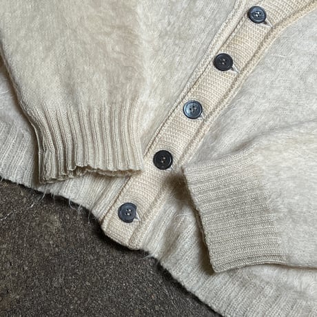 〜60s The Baggy Shag by LORD JEFF ウール×モヘア シャギーカーディガン