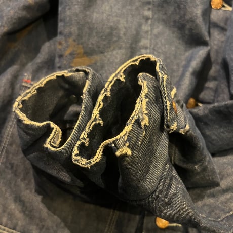 80s BIG BEN by Wrangler デニムカバーオールジャケット "Blanket Liner"