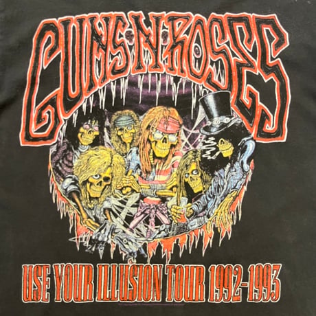 10s GUNS N’ ROSES "Skeleton Crew" バンドTシャツ