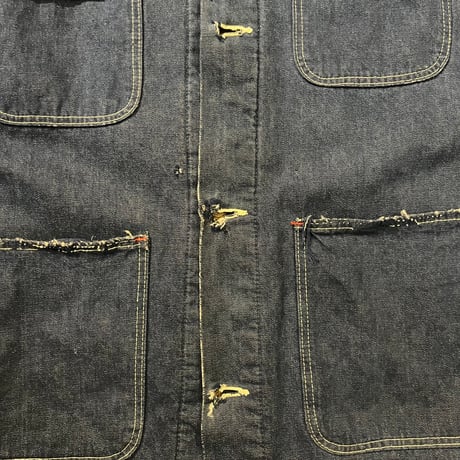 70s Wrangler デニムカバーオールジャケット "Blanket Liner"