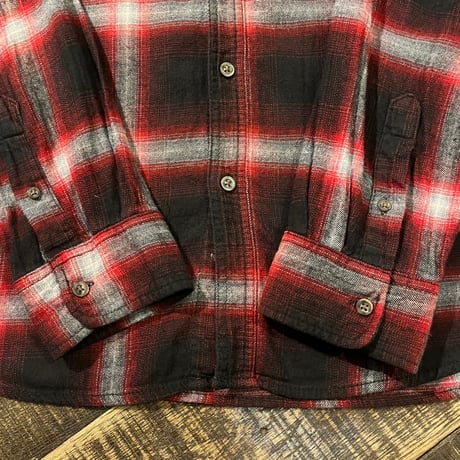 GEORGE ライトフランネルシャツ "Ombre Plaid"