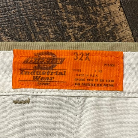 80s Dickies Industrial Grade "PT10KH" ワークパンツ チビタグ