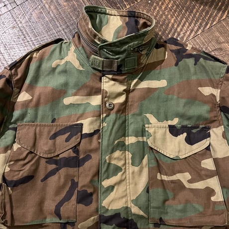 90s U.S. ARMY M-65 フィールドジャケット / ウッドランドカモ