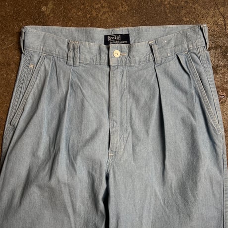 90s Polo by Ralph Lauren シャンブレーパンツ Made in USA