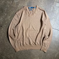 Polo by Ralph Lauren Vネックコットンセーター
