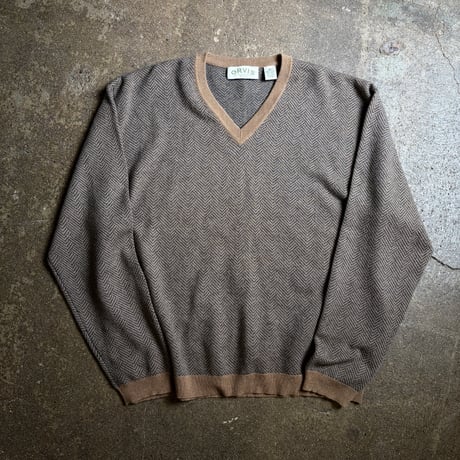 ORVIS Vネックカシミヤセーター