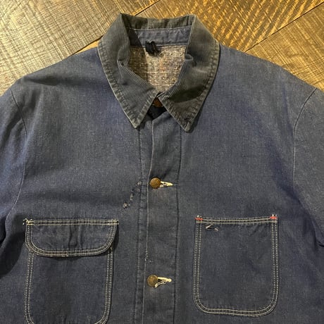 70s Wrangler デニムカバーオールジャケット "Blanket Liner"