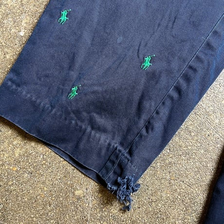 Polo by Ralph Lauren ポニー総柄刺繍チノパン ”ボロ”