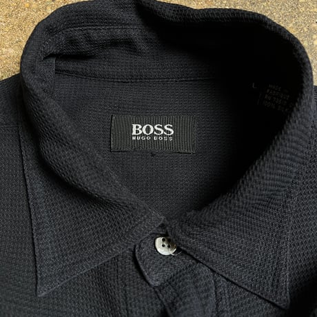 HUGO BOSS シルクドビーシャツ
