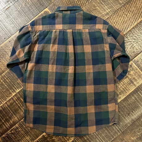90s ST. JOHN'S BAY ヘビーフランネルシャツ