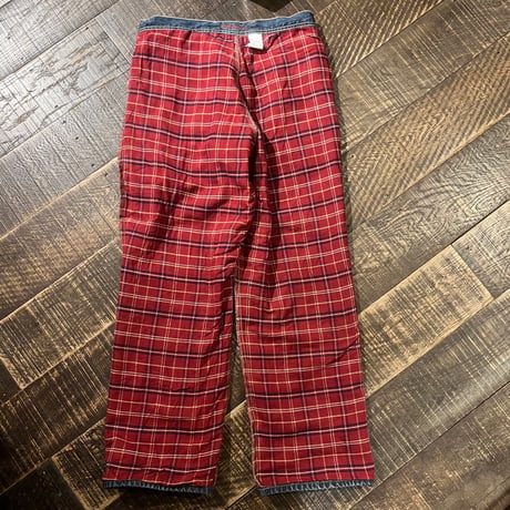 90s~ Eddie Bauer デニムペインターパンツ "Flannel Liner" W35×L32