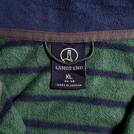 LANDS' END ハーフジップフリースプルオーバー