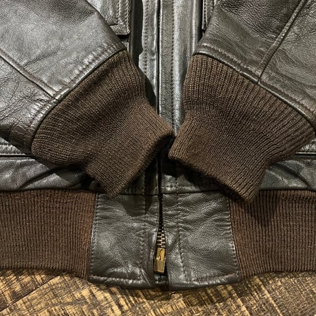 80s~ FLIGHT SUITS LTD "G-1タイプ" レザーフライトジャケット