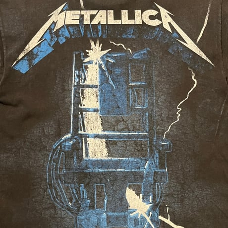 00s METALLICA "Ride the Lightning" バンドTシャツ / AOP