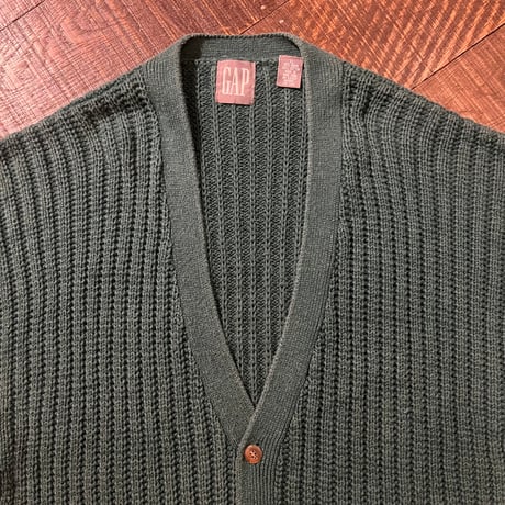 90s GAP ラミーコットンカーディガン