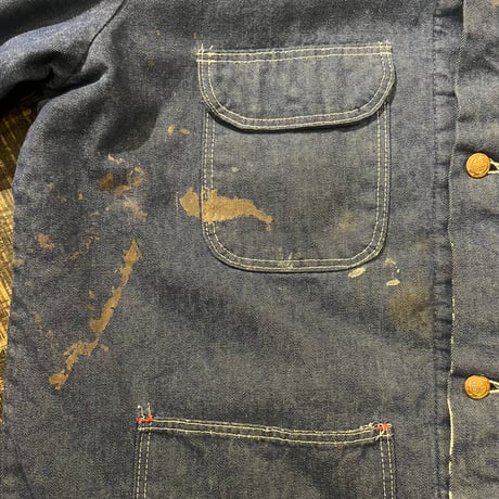 80s BIG BEN by Wrangler デニムカバーオールジャケット "Blanket Liner"