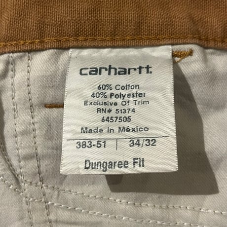 Carhartt ペインターパンツ / 383-51 Dungaree Fit "34/32"