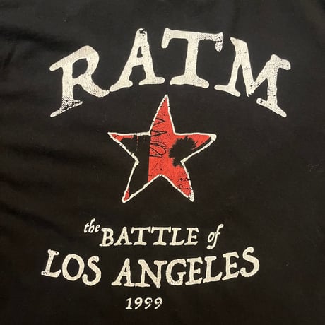 10s RAGE AGAINST THE MACHINE "The Battle of Los Angeles" バンドTシャツ