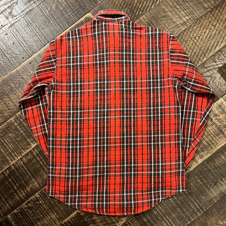 80s  St. John’s Bay "BIG MAC FLANNEL" ヘビーネルシャツ / "RED×BLACK×WHITE"