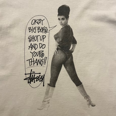 OLD STUSSY "ARCHIVES" プリントTシャツ / 銀タグ