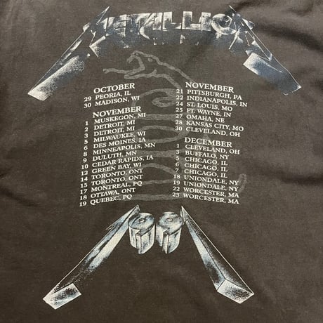 90s METALLICA "Wherever We May Roam Tour" バンドTシャツ