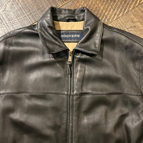 90s~ DOCKERS レザージャケット