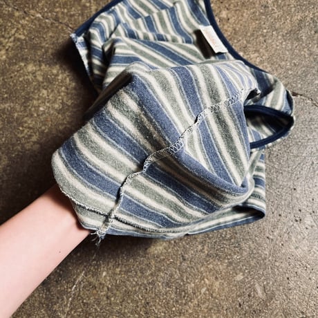 BALE DYED ORIGINALS ボーダータンクトップ
