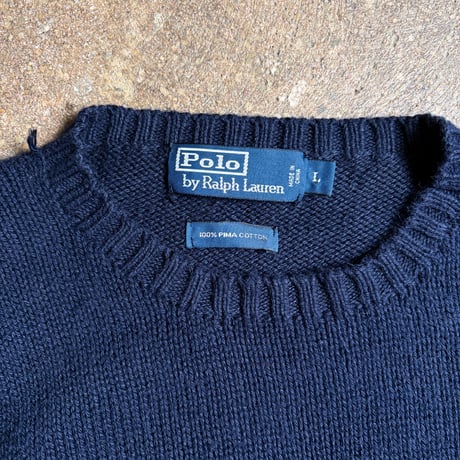 Polo by Ralph Lauren コットンニットセーター