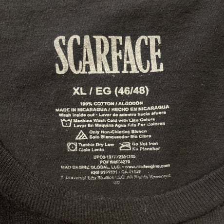 10s SCARFACE ムービーTシャツ