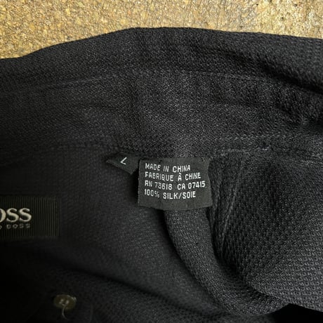 HUGO BOSS シルクドビーシャツ