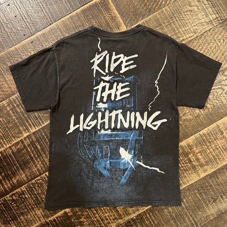 00s METALLICA "Ride the Lightning" バンドTシャツ / AOP