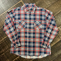 80s Dickies プリントネルシャツ