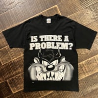 90s LOONEY TUNES キャラクタープリントTシャツ TAZ