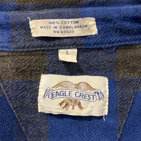 EAGLE CREST ヘビーネルシャツ