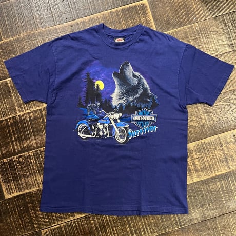 90s HARLEY-DAVIDSON "Survivor" プリントTシャツ