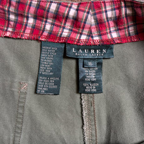 LAUREN RALPH LAUREN コットンイージーパンツ