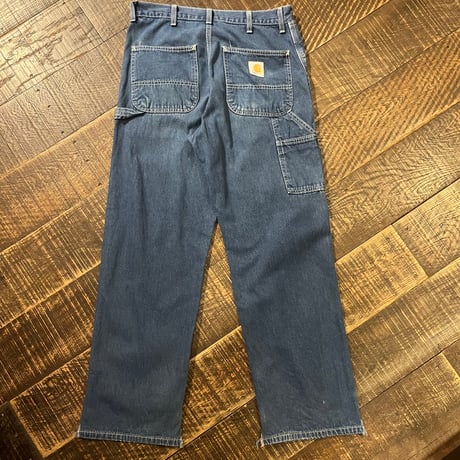 90s Carhartt デニムペインターパンツ / B03 DNM "34 X 32" MADE IN USA