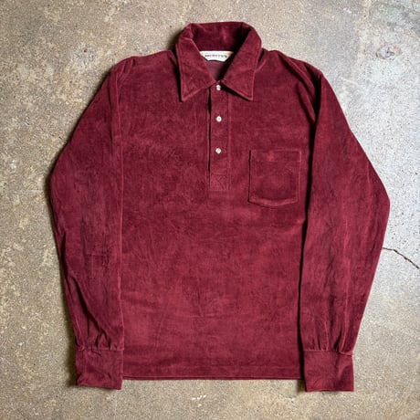 70s MERVYN'S ベロアシャツ