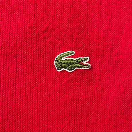 80s~ IZOD LACOSTE アクリルカーディガン
