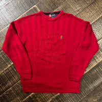CHAPS RALPH LAUREN コットンニットセーター "HAND FRAMED"