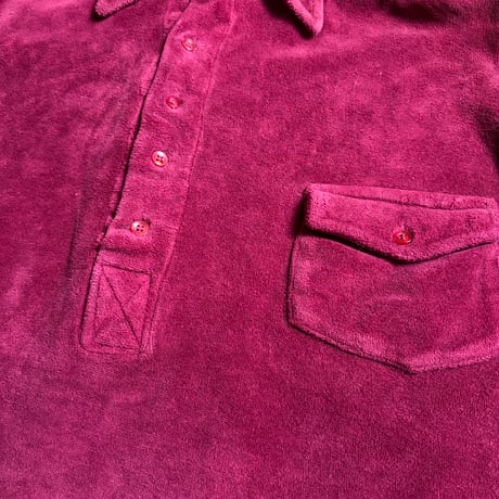 70s Tempoのベロアシャツ