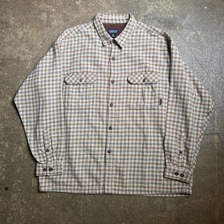 00s Patagonia ORGANIC COTTON ヘビーフランネルシャツ
