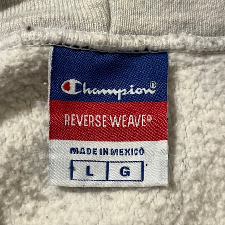 00s Champion REVERSE WEAVE 染み込みプリントパーカー / MAUMEE WRESTLING
