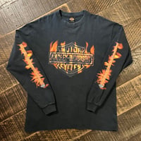 00s Harley-Davidson "W. COLLINGSWOOD HTS, NJ" ロングスリーブTシャツ