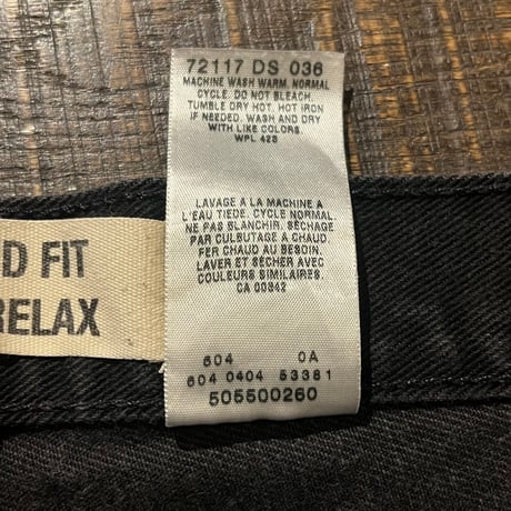 00s Levi’s 550 ブラックデニム